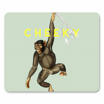 Cheeky monkey - Buy cute mouse mats on Art Wow