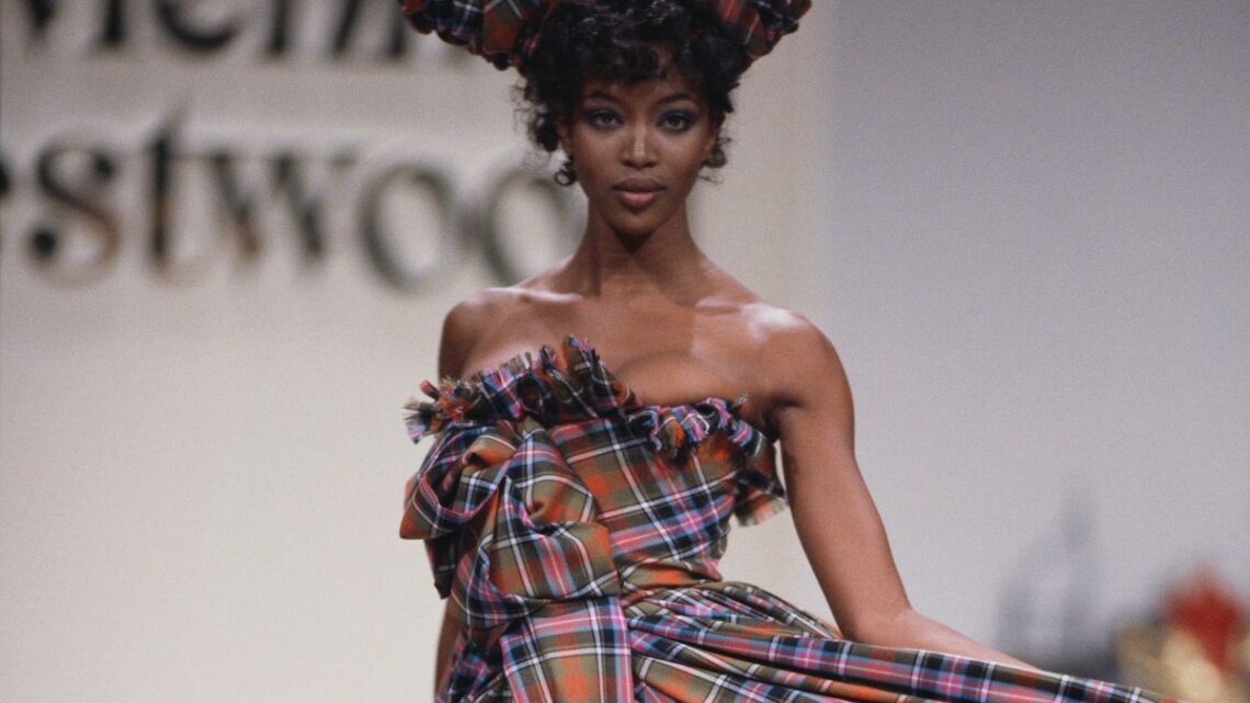 Naomi Campbell as an ambassador of the Vivienne Westwood